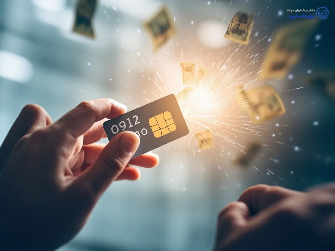 وام فوری و آسان روی سیم‌کارت 0912