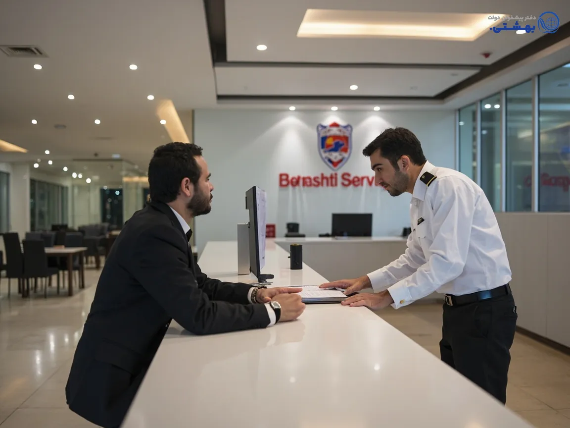 محیط امن و رسمی دفتر پیشخوان دولت بهشتی برای دریافت وام فوری