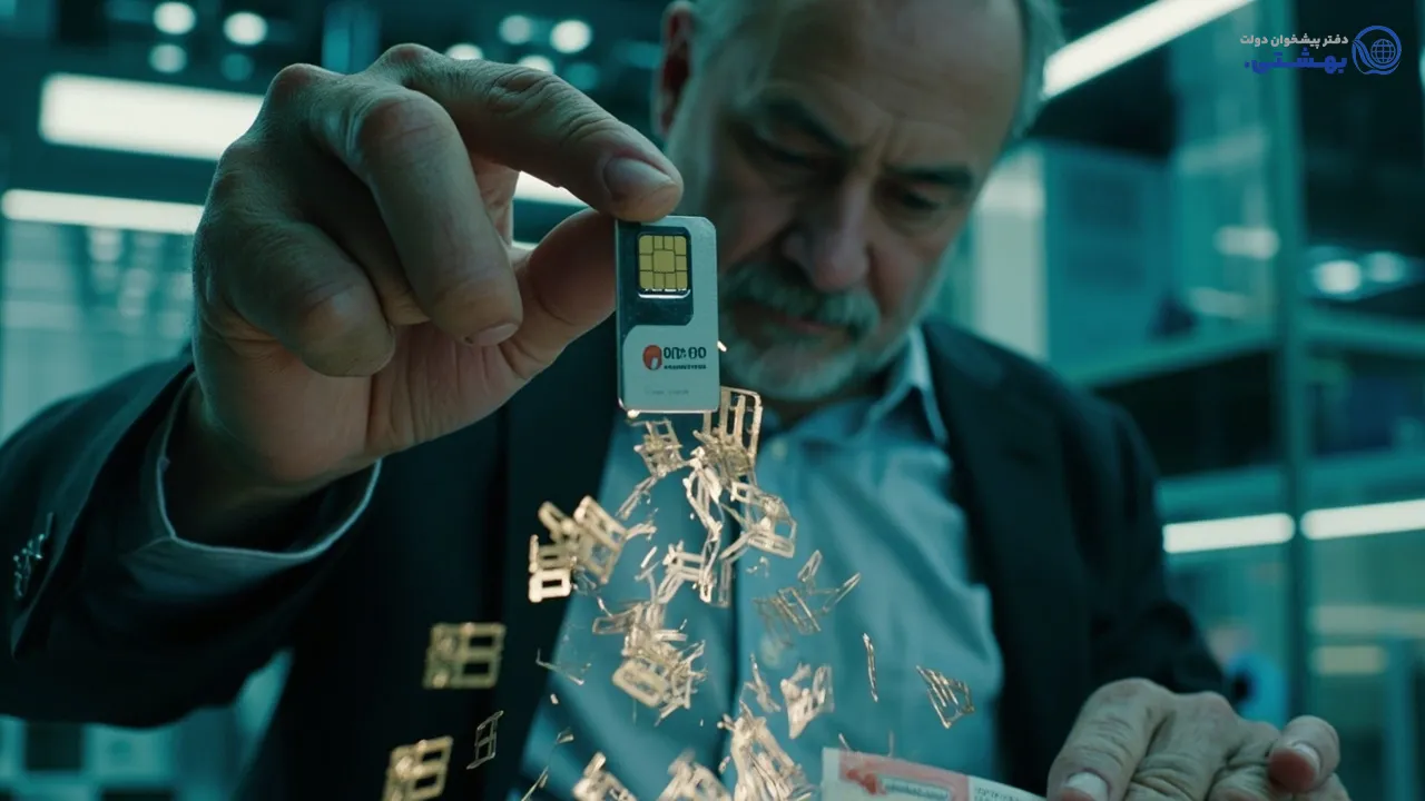 وام فوری روی سیم‌کارت 0912 با نمادهای نقدینگی در ایران