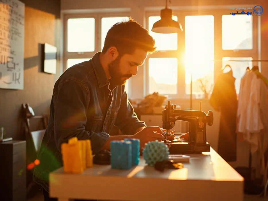 کارآفرین جوان در حال توسعه کسب و کار با وام اشتغالزایی