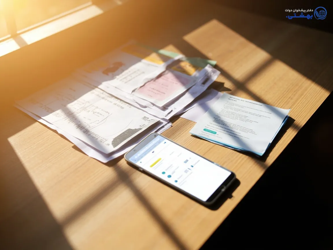 مدارک هویتی و موبایل برای ثبت نام وام بانوان