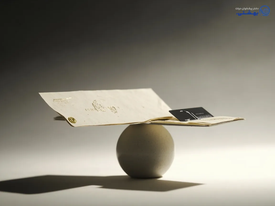 ترازو با سند ملکی در یک طرف و سیم کارت ۹۱۲ در طرف دیگر – مقایسه وام‌ها