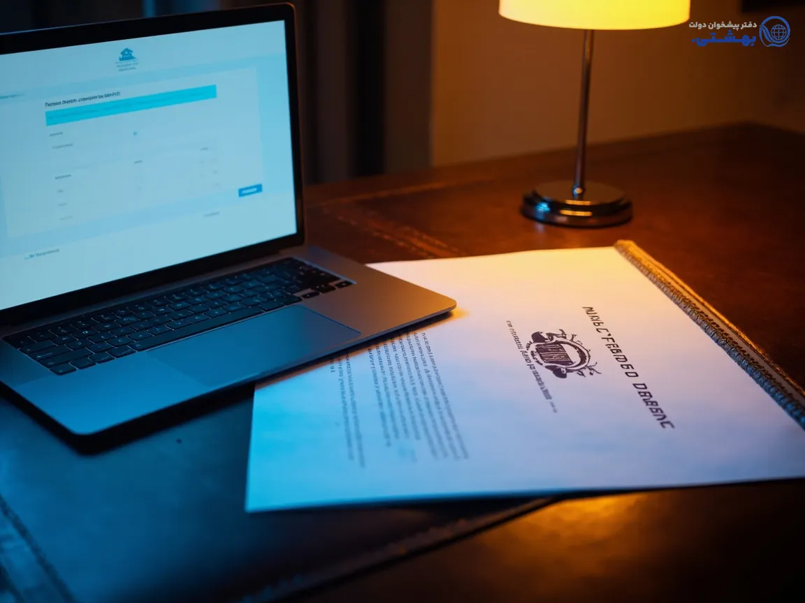 ثبت آنلاین درخواست وام سند ملکی در دفاتر پیشخوان