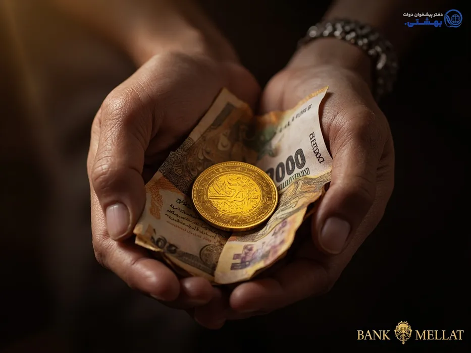 وام طلا بانک ملت، سکه طلا و پول نقد، تامین مالی فوری