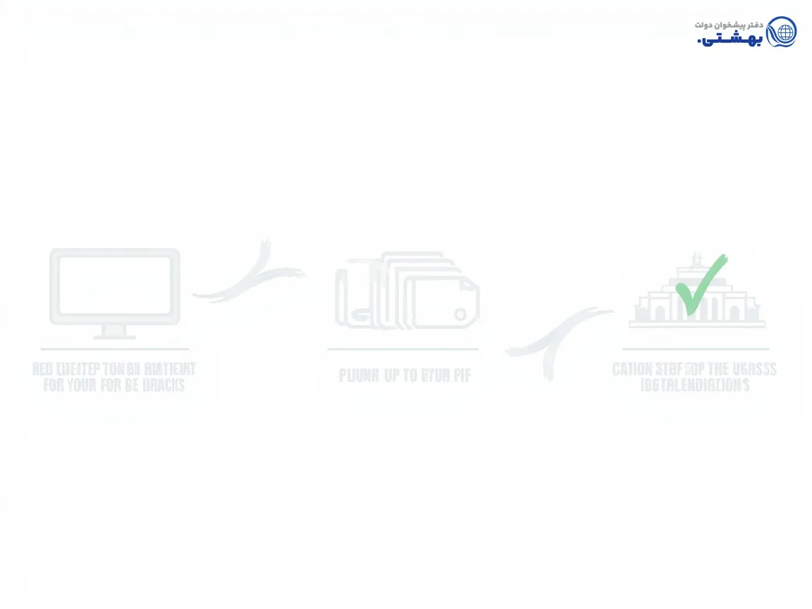 نمودار مراحل ثبت نام آنلاین وام صنفی