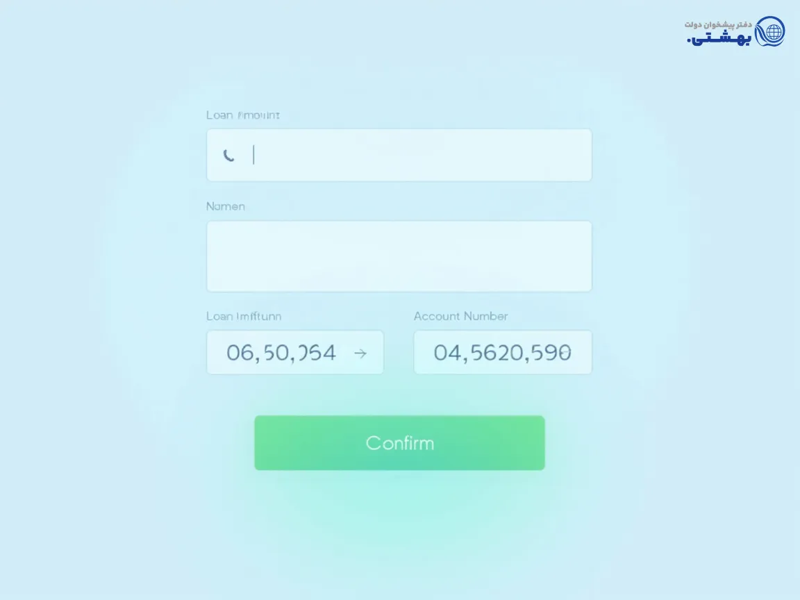 درخواست سفته آنلاین با اطلاعات مالی و شخصی