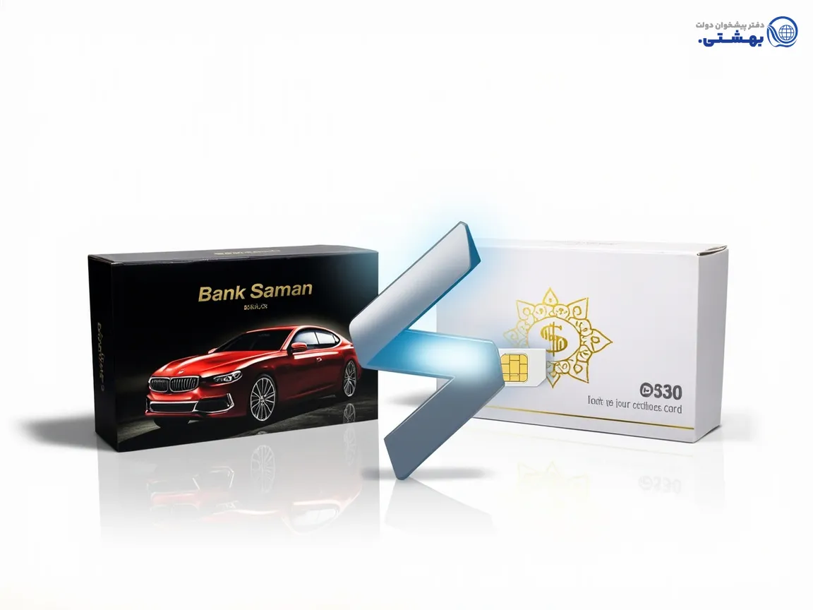 مقایسه وام خودرو بانک سامان و وام سیم کارت 912