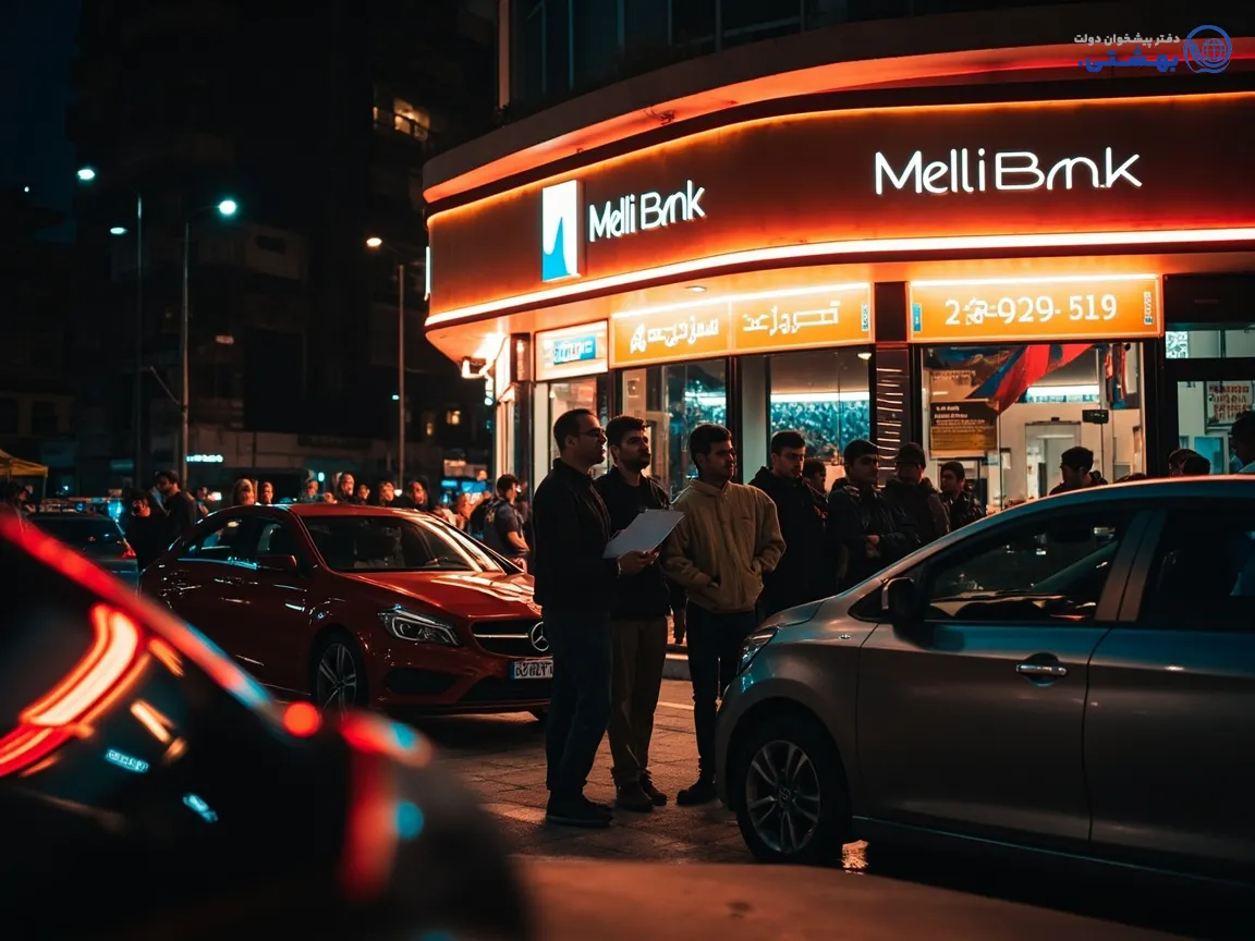 شرایط وام خودرو بانک ملی مقابل بانک ملی