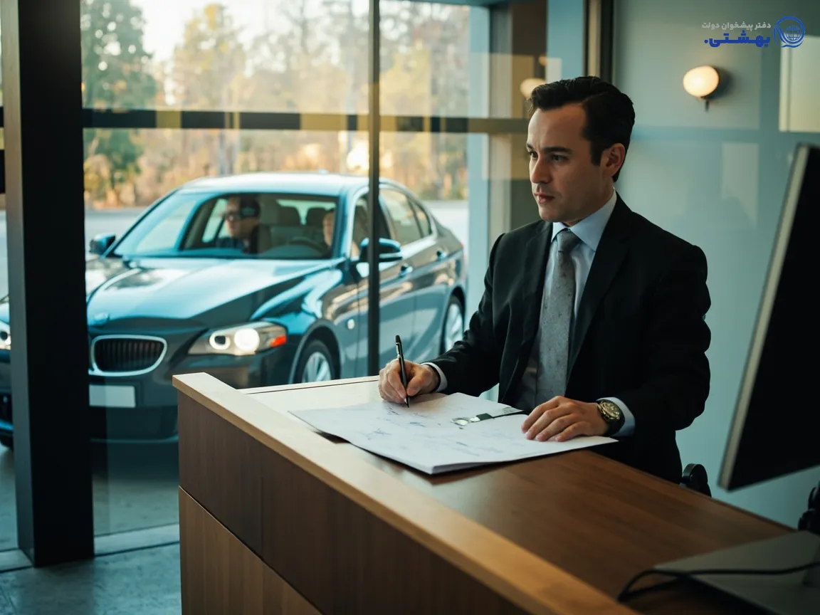 فرآیند درخواست وام خودرو بانک ملی