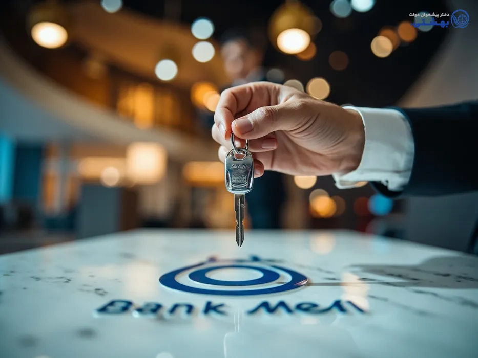 وام با سند خودرو بانک ملی، تحویل کلید خودرو به کارشناس بانک