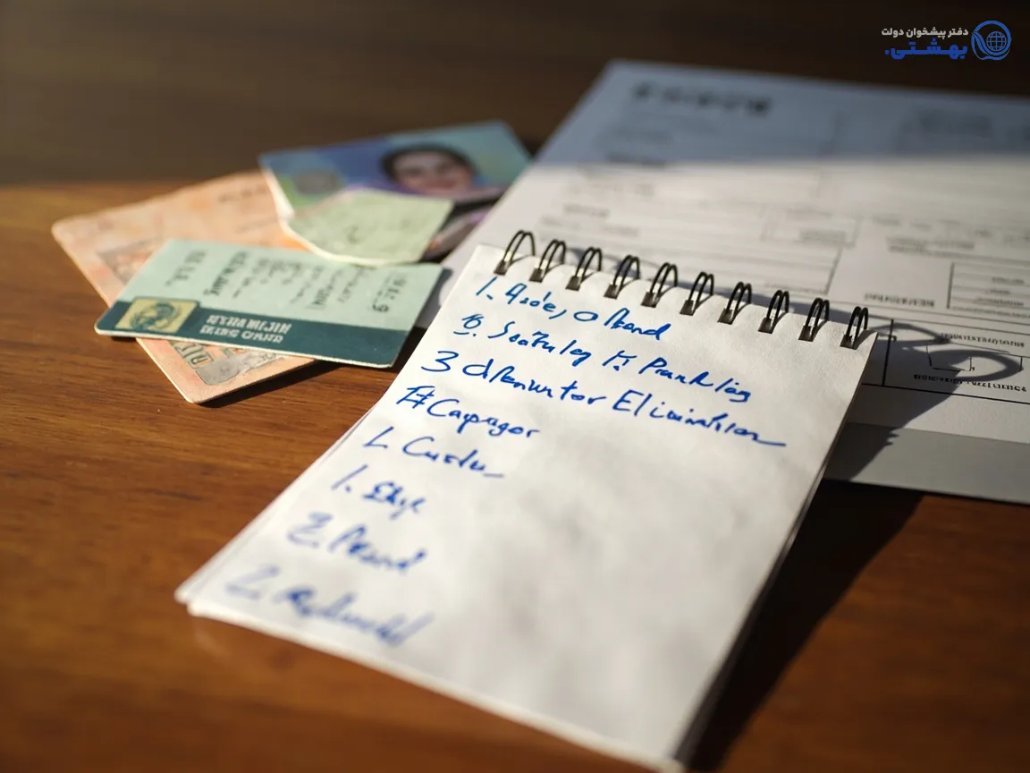 چک لیست مدارک مورد نیاز برای وام اشتغال بهزیستی