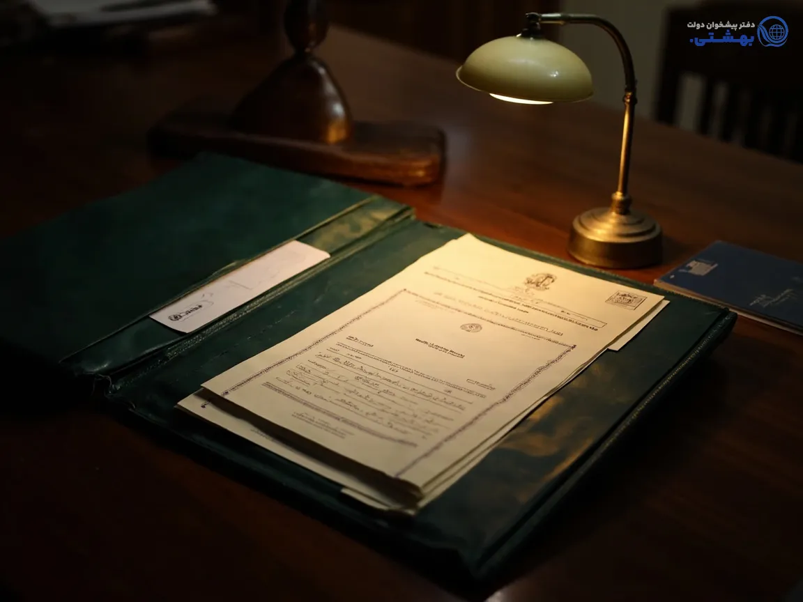 مدارک لازم برای وام، پوشه منظم مدارک شناسایی و سند