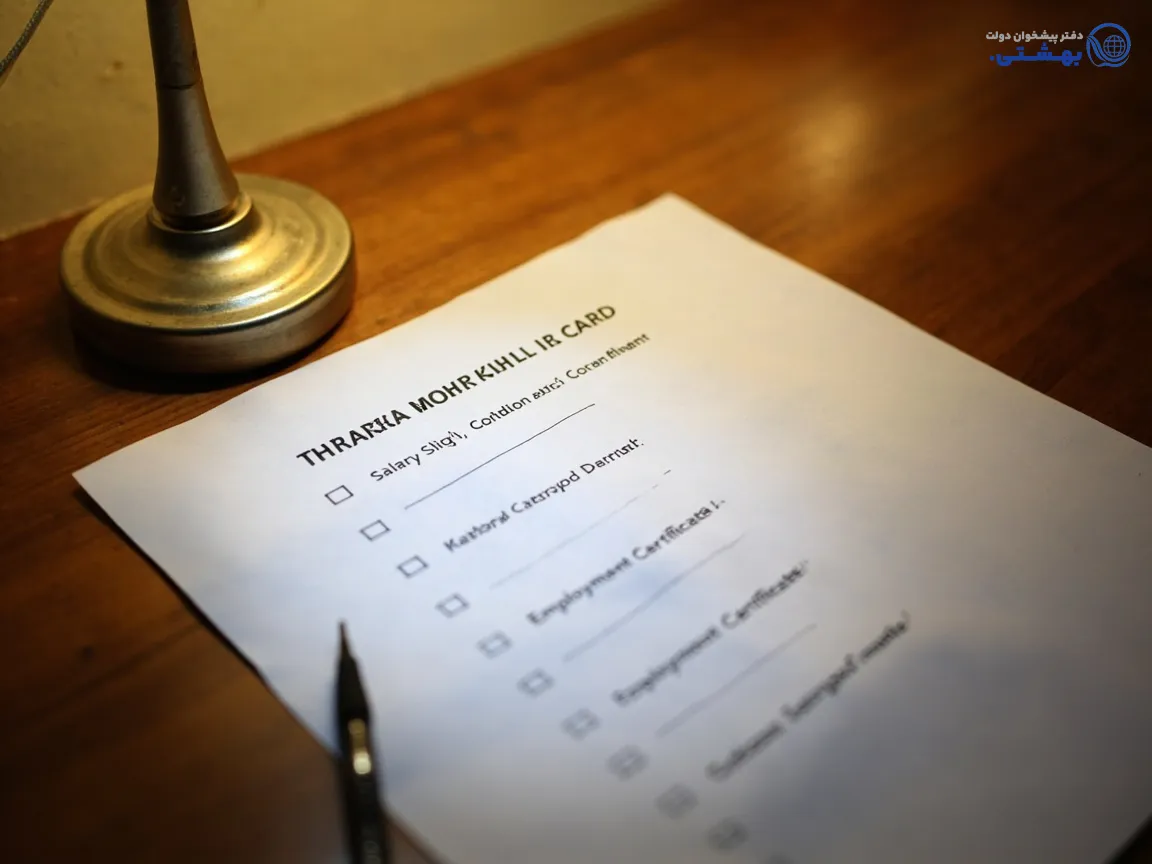 مدارک مورد نیاز برای دریافت وام با فیش حقوقی در ایران