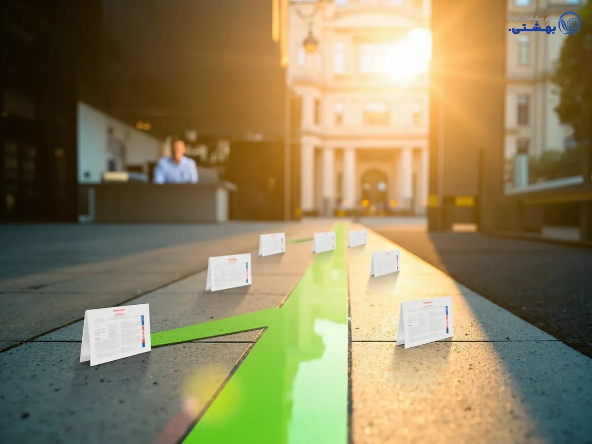 مسیر هموار دریافت وام ملکی با فلش سبز