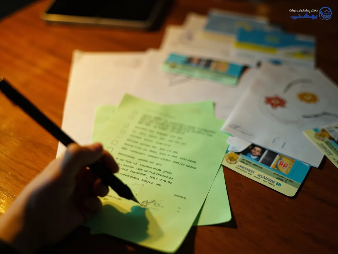 چک‌لیست مدارک موردنیاز وام بانک پارسیان با تیک سبز