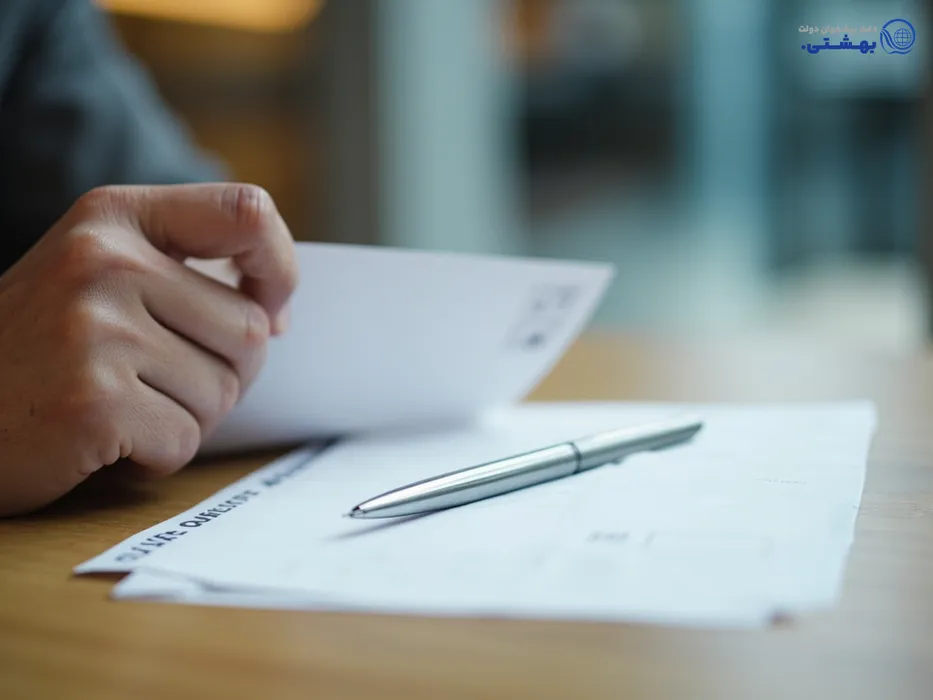 وام با فیش حقوقی، مدارک مالی، فرم درخواست وام بانکی، تسهیلات کارمندی