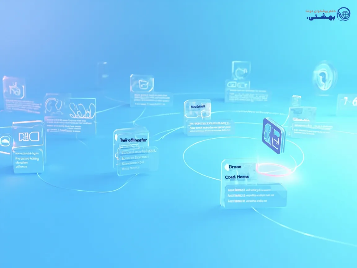 نمودار سادهٔ روند اخذ وام سیم کارت؛ از سیم کارت تا دریافت وجه