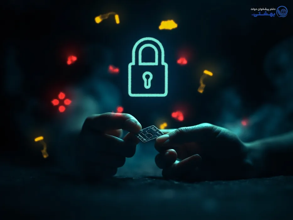 تصویر مفهومی کلاهبرداری وام سیم کارت و هشدار امنیتی