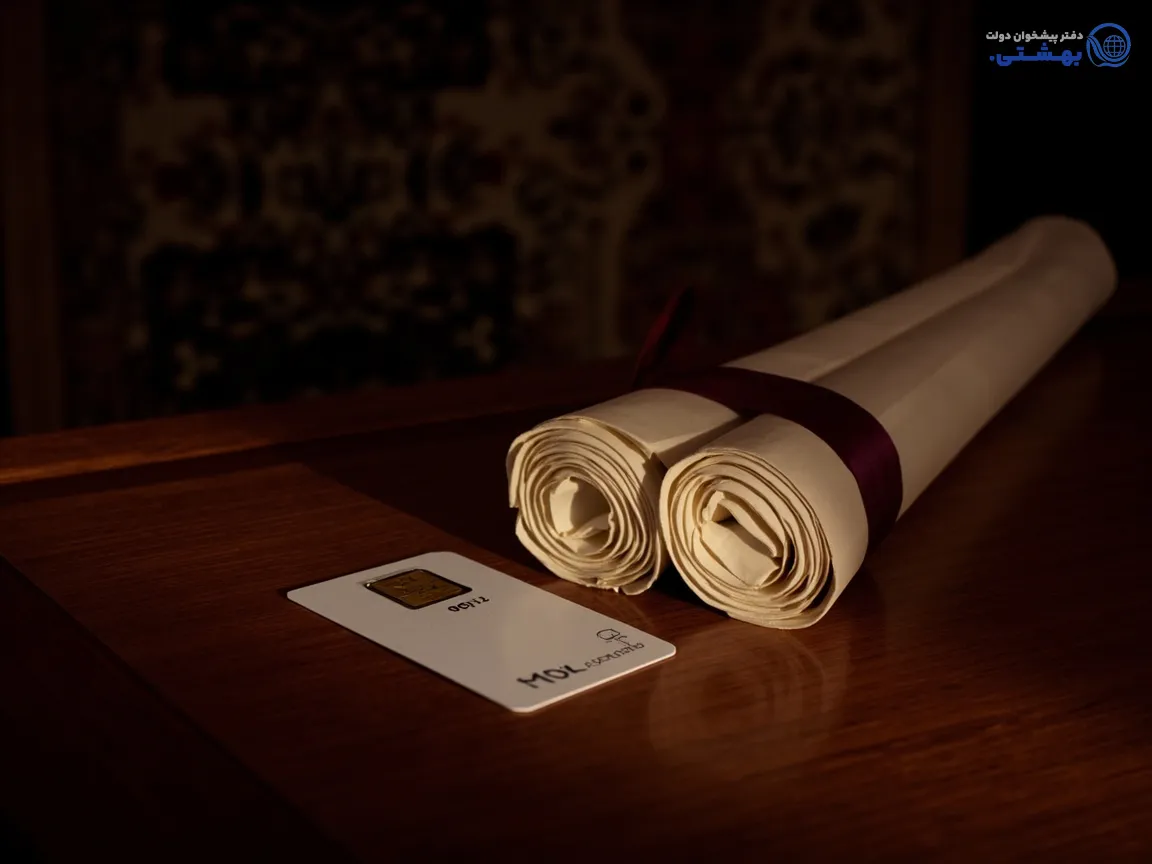 مقایسه تصویری سیم‌کارت ۹۱۲ و سند ملکی برای وام