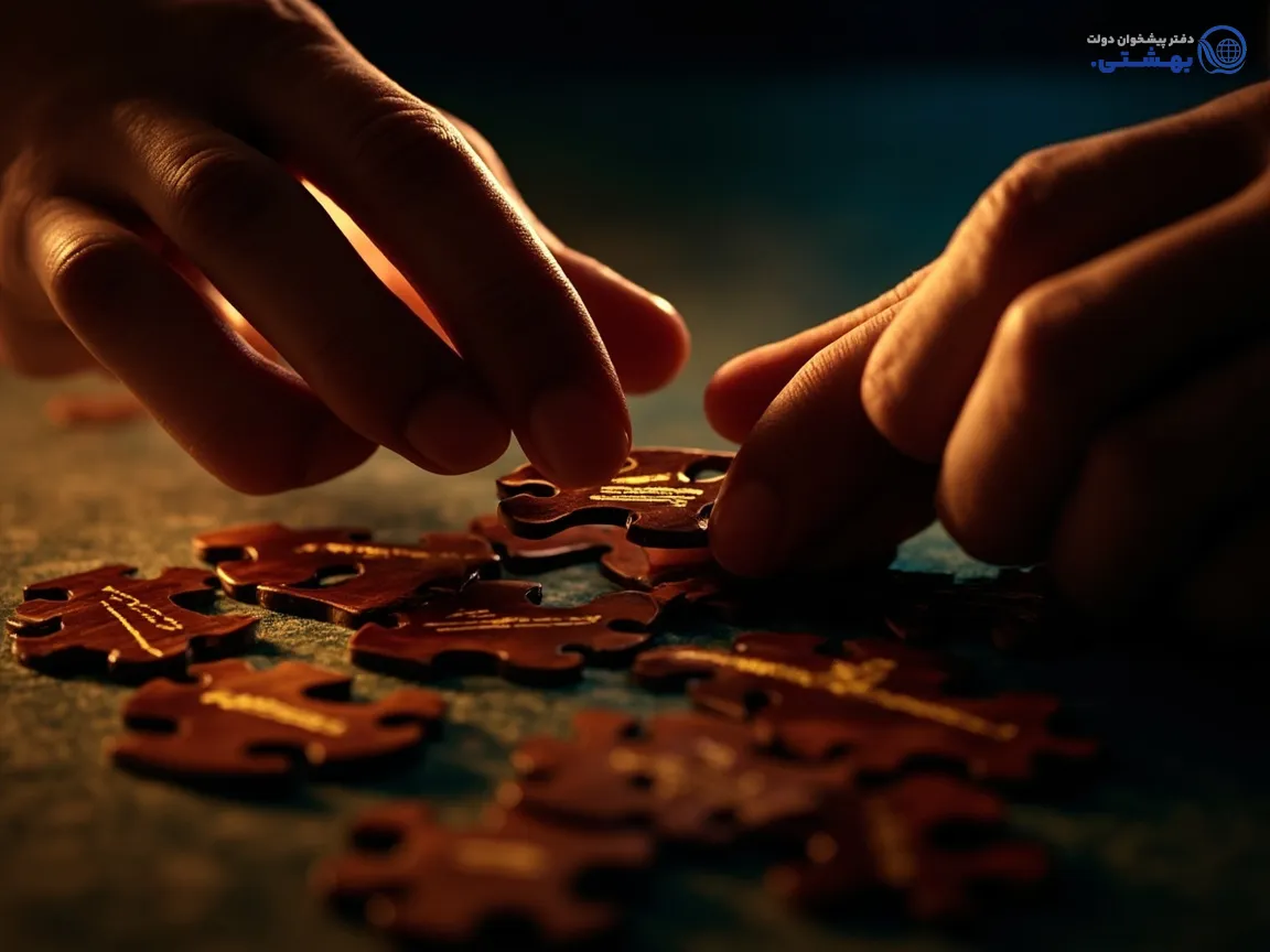 دستان هماهنگ ایرانی در حال تکمیل پازل موفقیت مالی کسب‌وکار